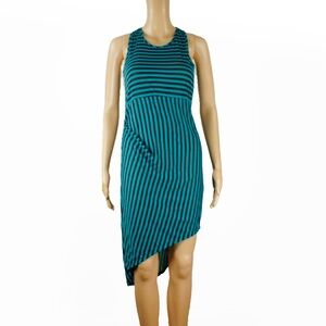 Greta Constantine Primer Miss Sooki Blue Black Stripe Dress